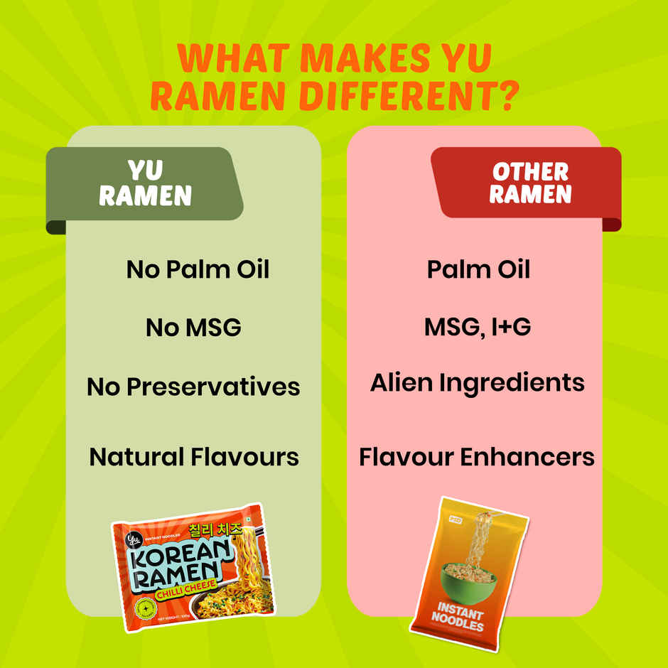 Yu Chilli Cheese - Korean Ramen Noodles