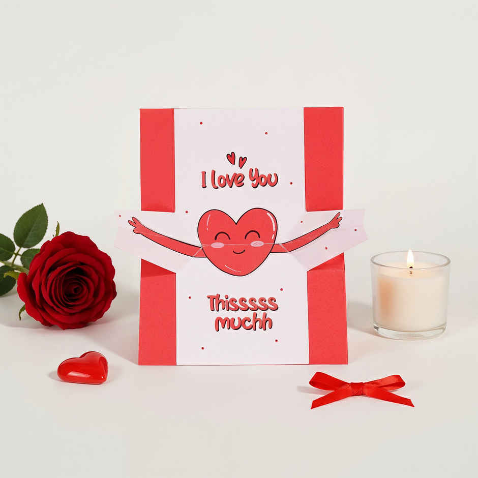 Pop-Up Hug Greeting Card - 3D Love Surprise | Oye Happy