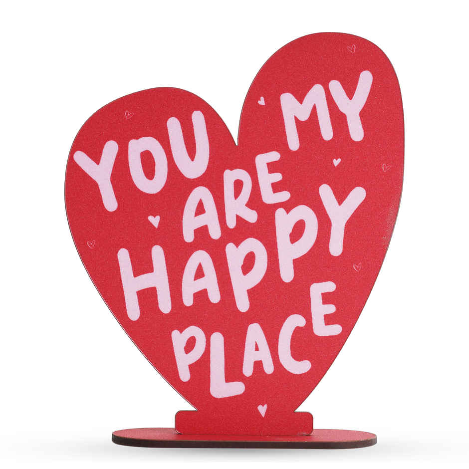 You're My Happy Place Tabletop Decorative Showpiece | eCraftIndia