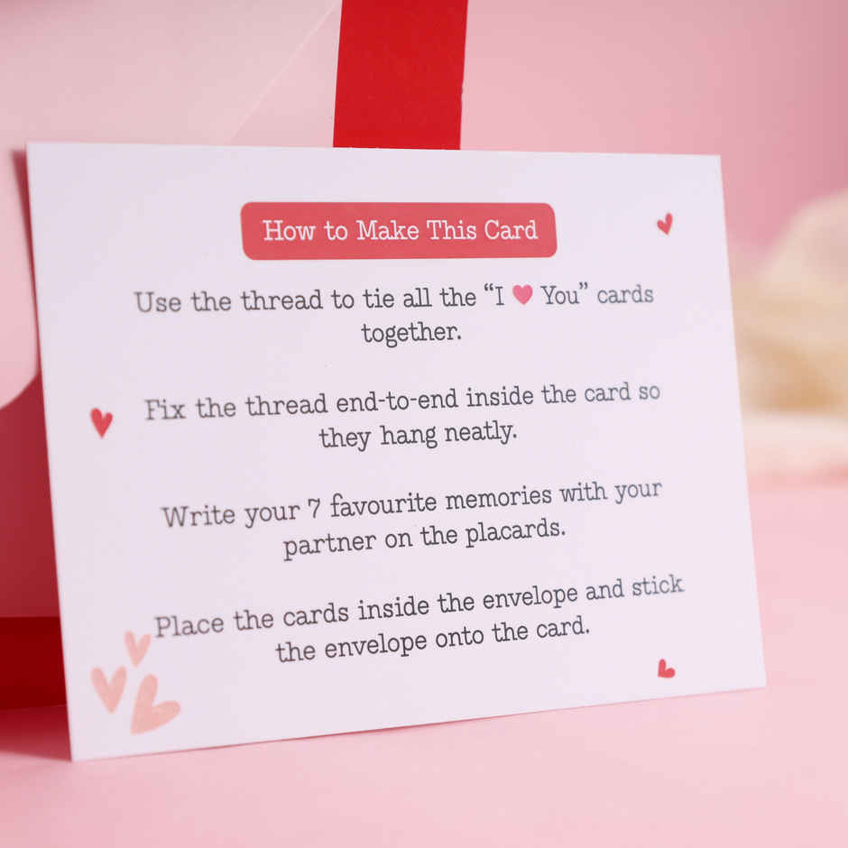 DIY Make Your Own Love Greeting Card Kit Oye Happy