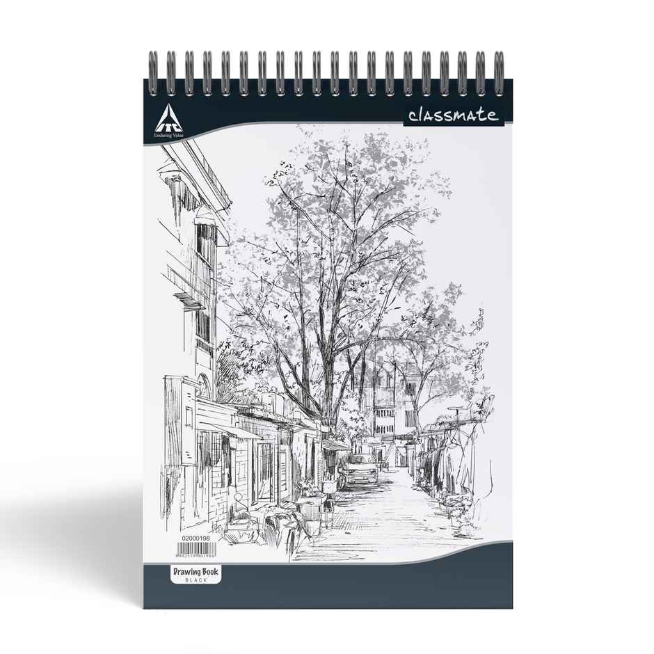 Classmate| Assorted Unruled Drawing Book (40 Pages, 42 x 29.7 cm, Multicolour)