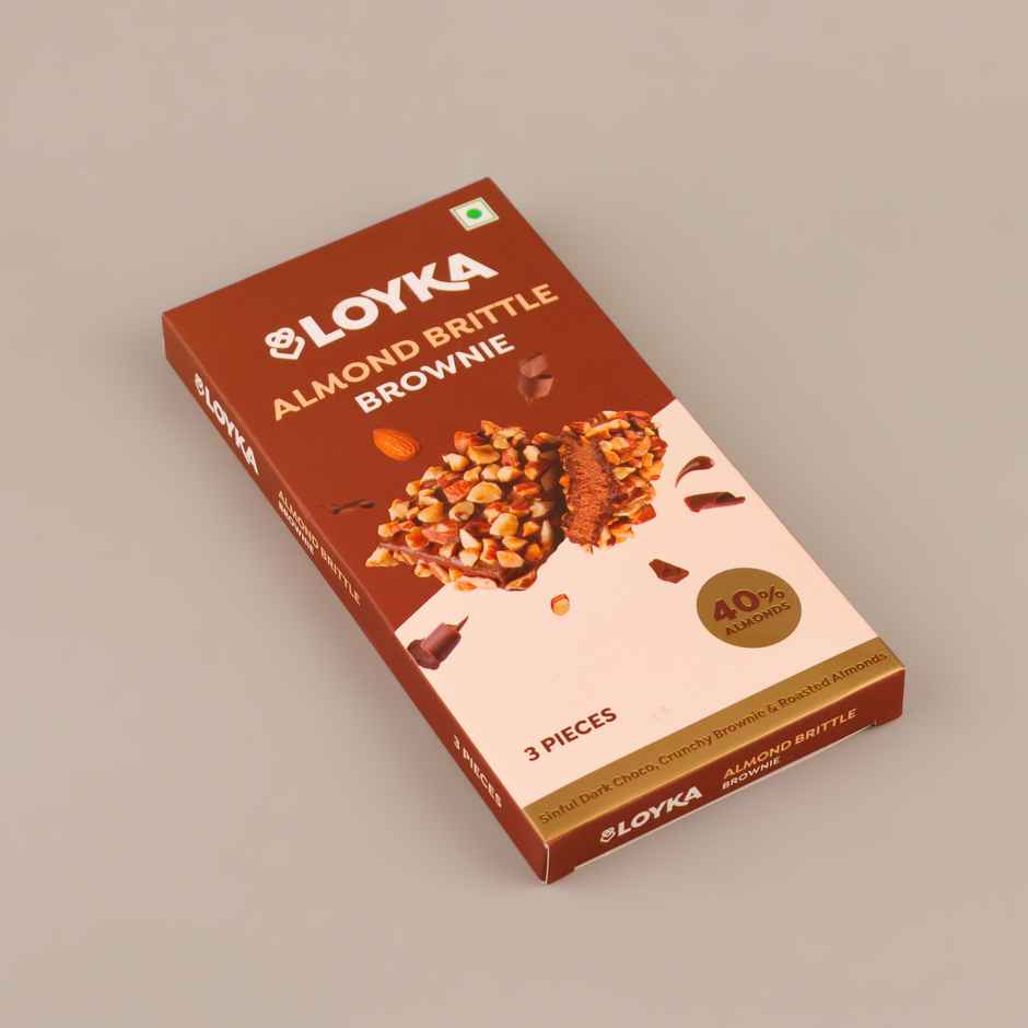 Loyka Almond Brittle Brownie treats