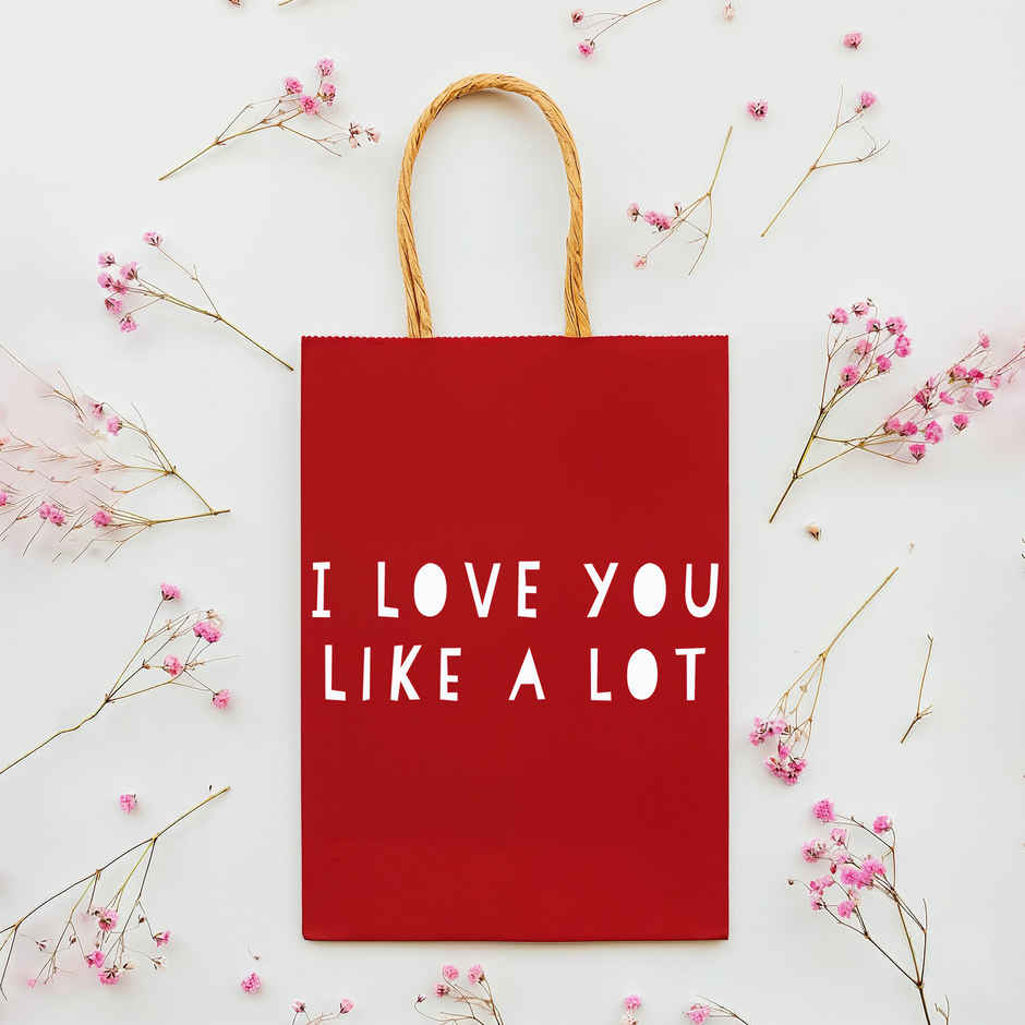 Love You a Lot Gift Bag | Small | 23 x 18 x 8 cm | Happy Mail