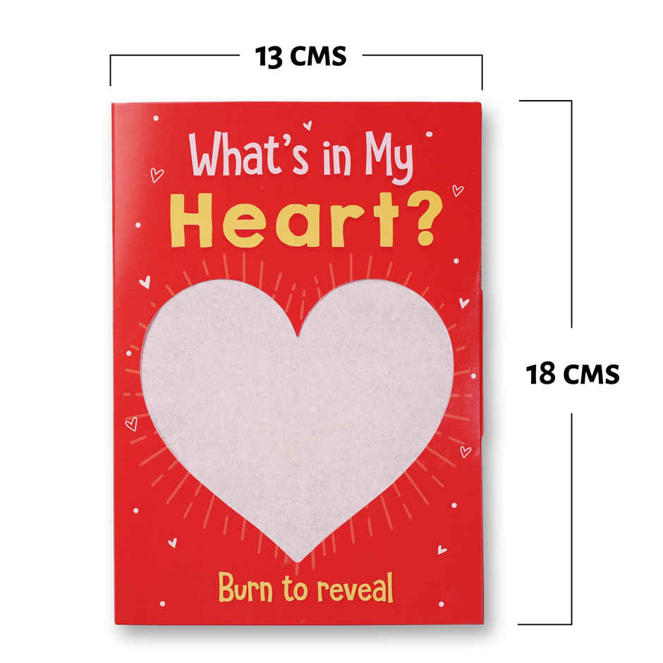 Burn to Reveal Secret Love Message Card | Oye Happy
