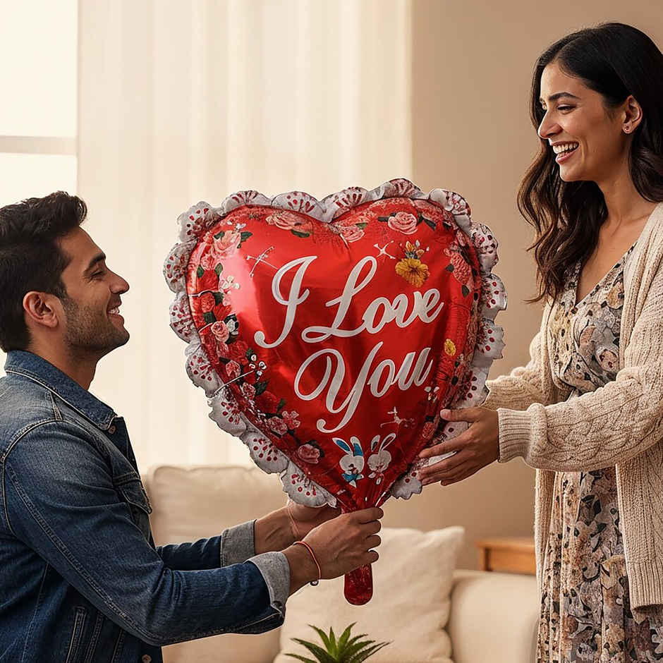 Oye Happy I Love You Balloon | Assorted Design