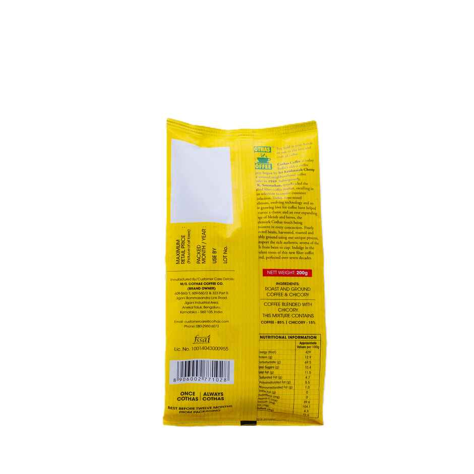 Cothas Speciality Blend Organic Filter Coffee