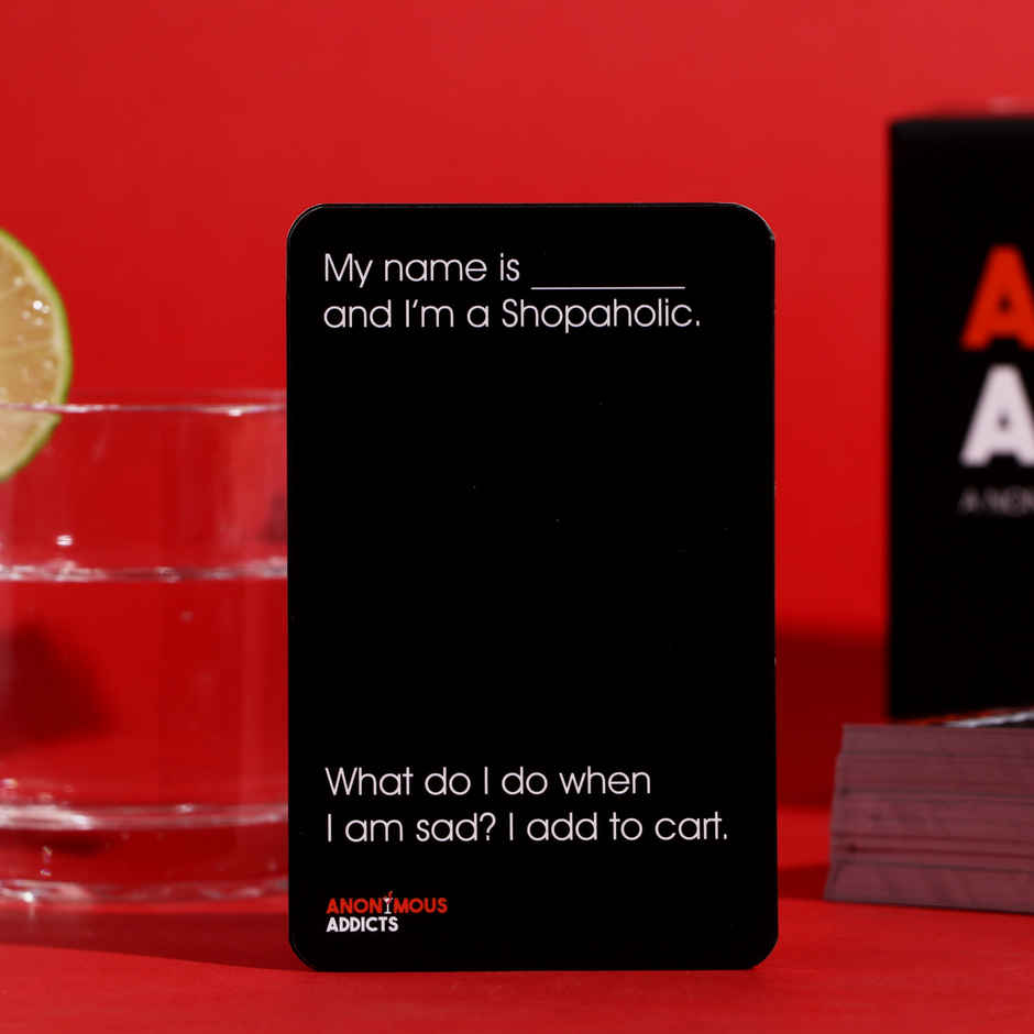 Anonymous Addicts Party Card Game | Card Game for Adults | Party Games | Propcon