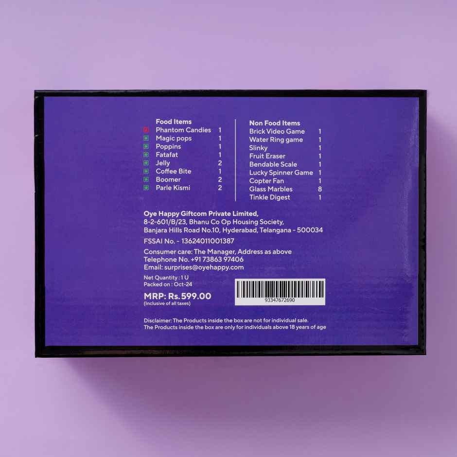 Oye Happy Nostalgia Box - Full of Goodies From the 90s