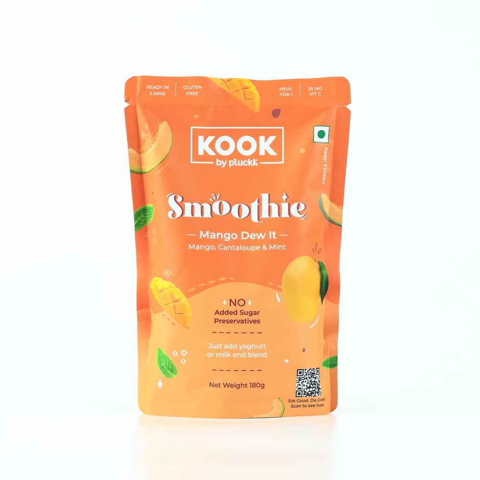 Pluckk Healthy & Lactose Free Mango Smoothie | Serves 1