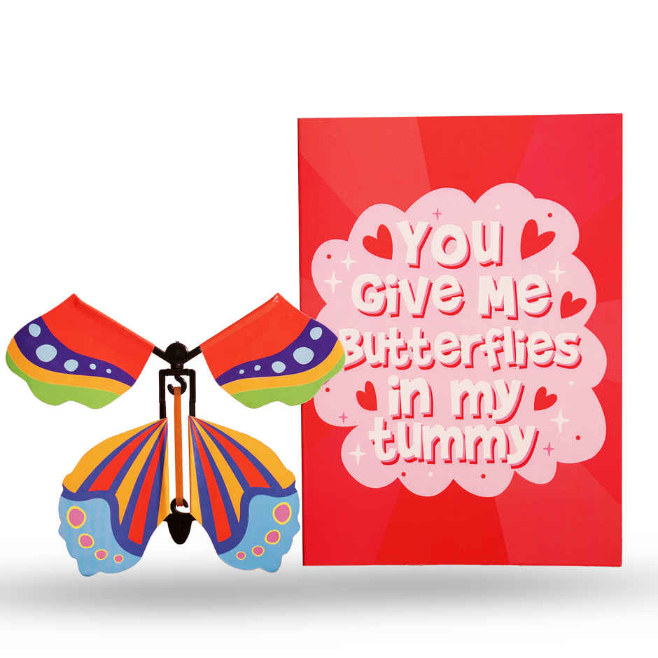 Surprise Butterfly Pop-Up Love Greeting Card | Oye Happy