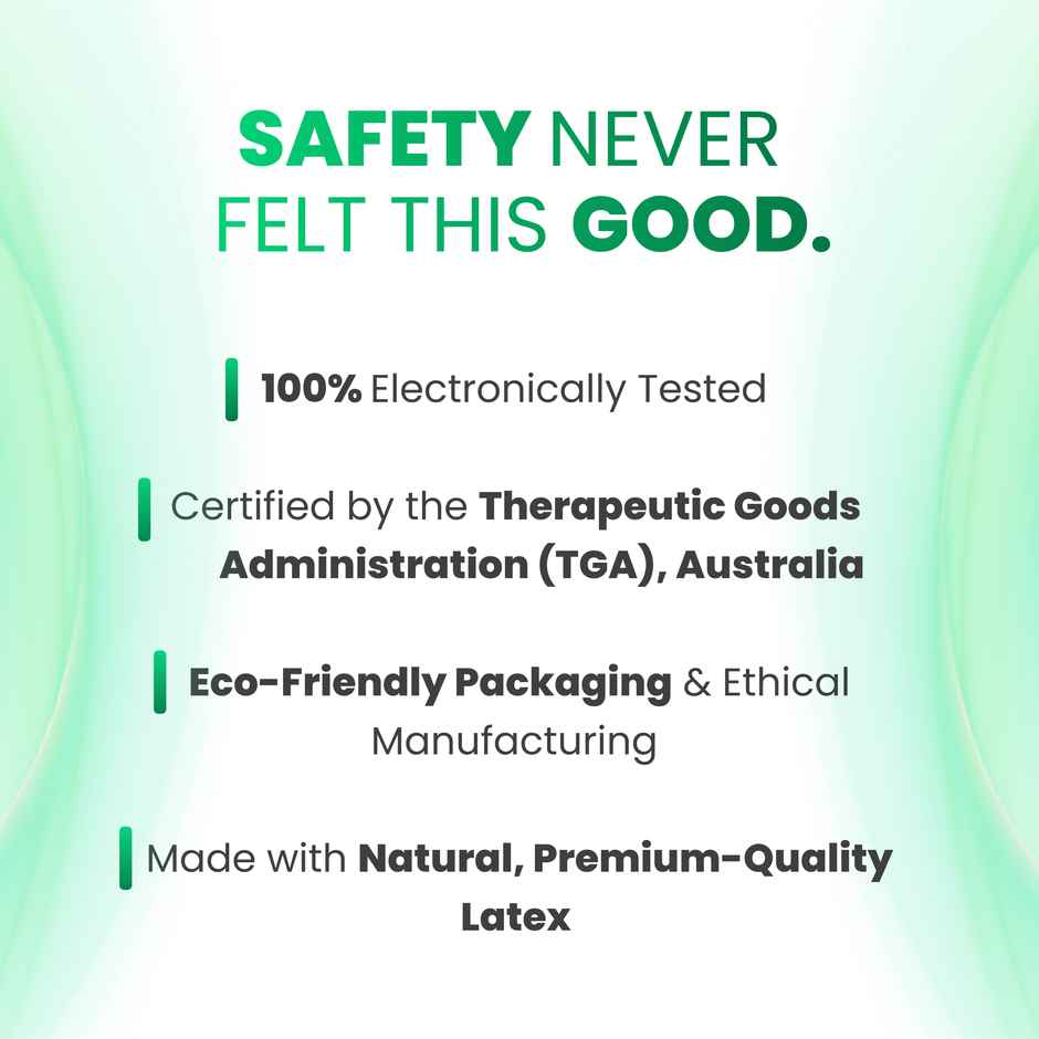 Tempt Wellness Extra Lube Condoms | Maximum Lubrication | Premium Natural Latex