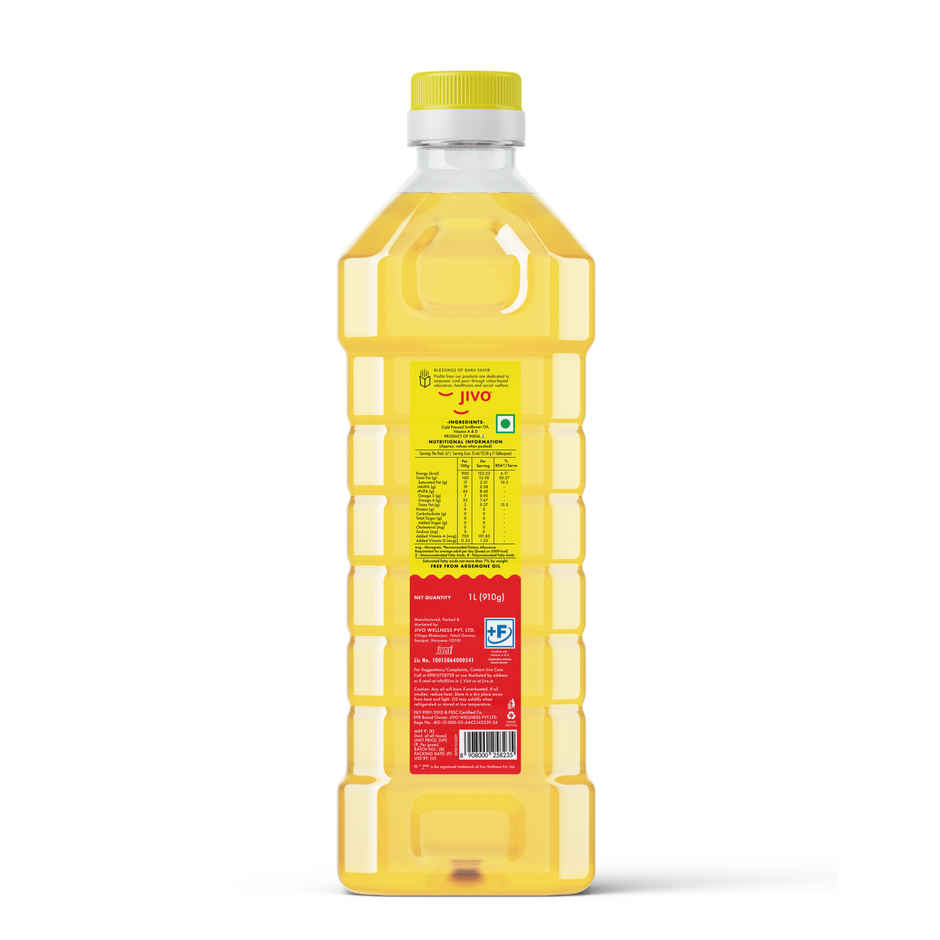 Jivo Sunflower Cold Pressed Oil | Healthy Cooking Oil
