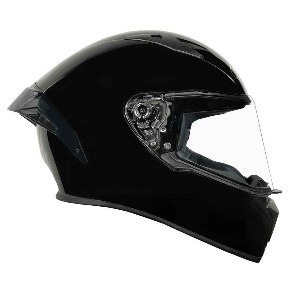 Studds Thunder Full Face Helmet with Spoiler |Black - L