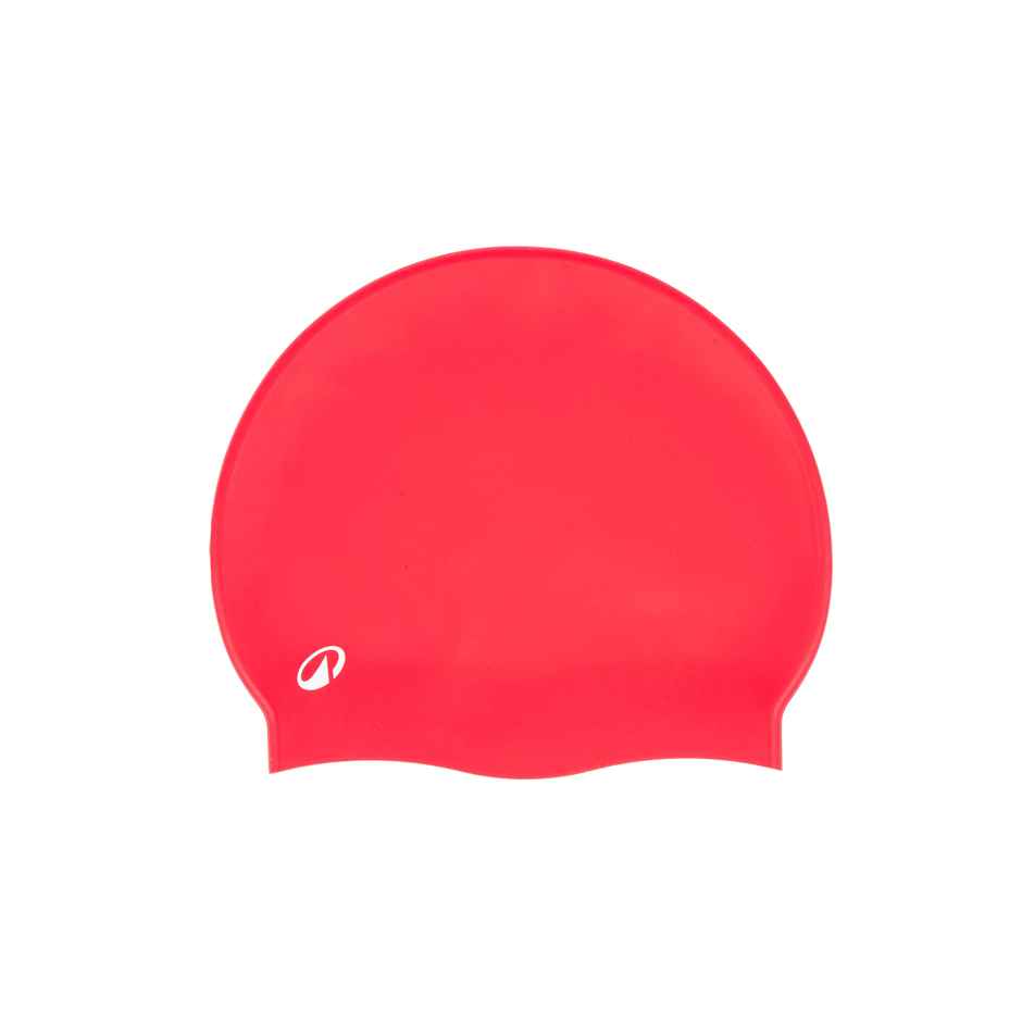 Decathlon Silicone Swim Cap Tria Red