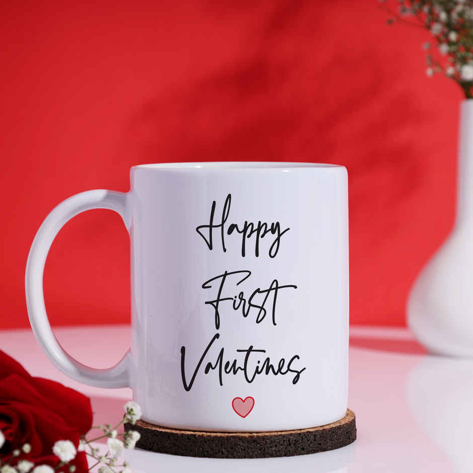 Happy First Valentine Mug | Oye Happy