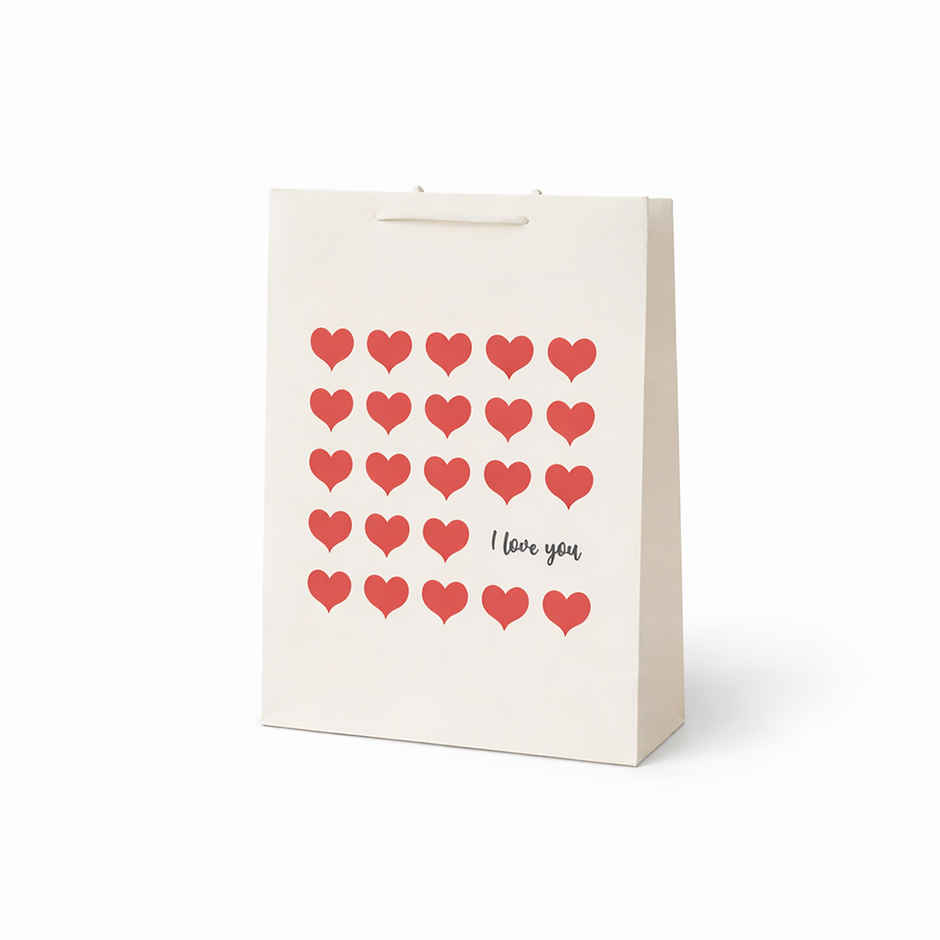I Love You Gift Bag | Large | 40 x 30 x 10 cm | Happy Mail