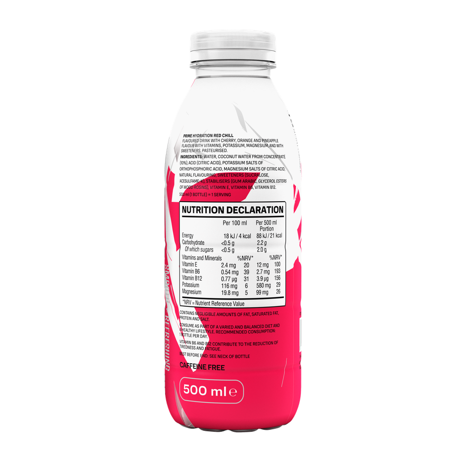 Prime Hydration Ice Red Chill Flavored Drink