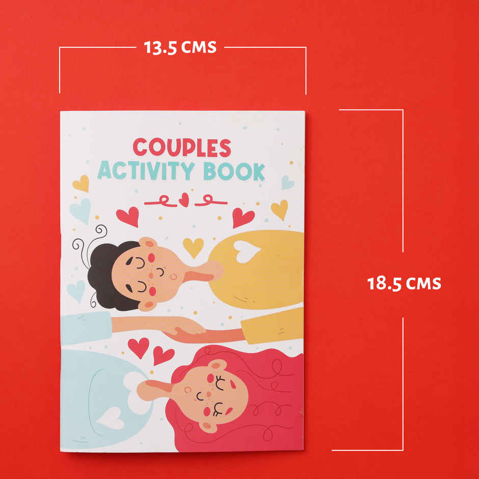 Valentine Couples Activity Book | Write Your Memories, Dreams & Milestones Together | Oye Happy