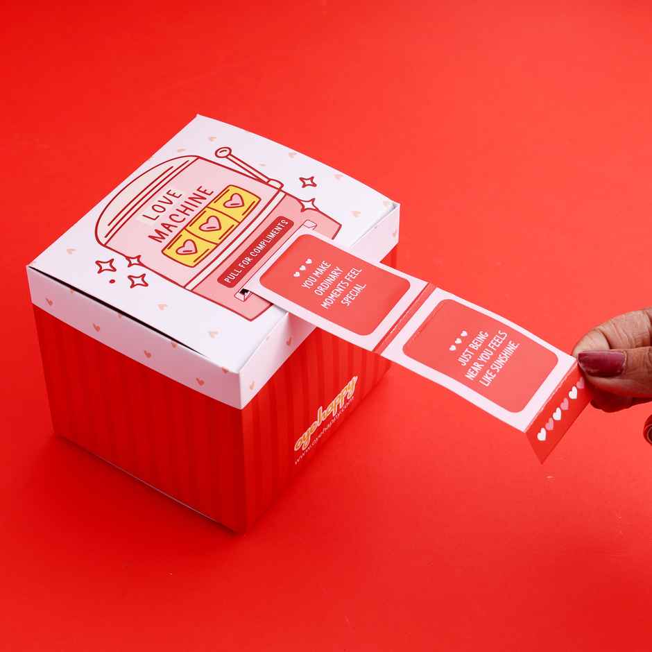 Love Machine Surprise Notes & Compliment Cards Interactive Gift Box | Happy Mail