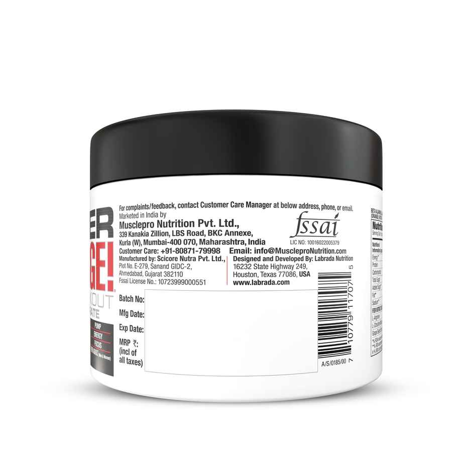 Labrada Supercharge Preworkout Orange