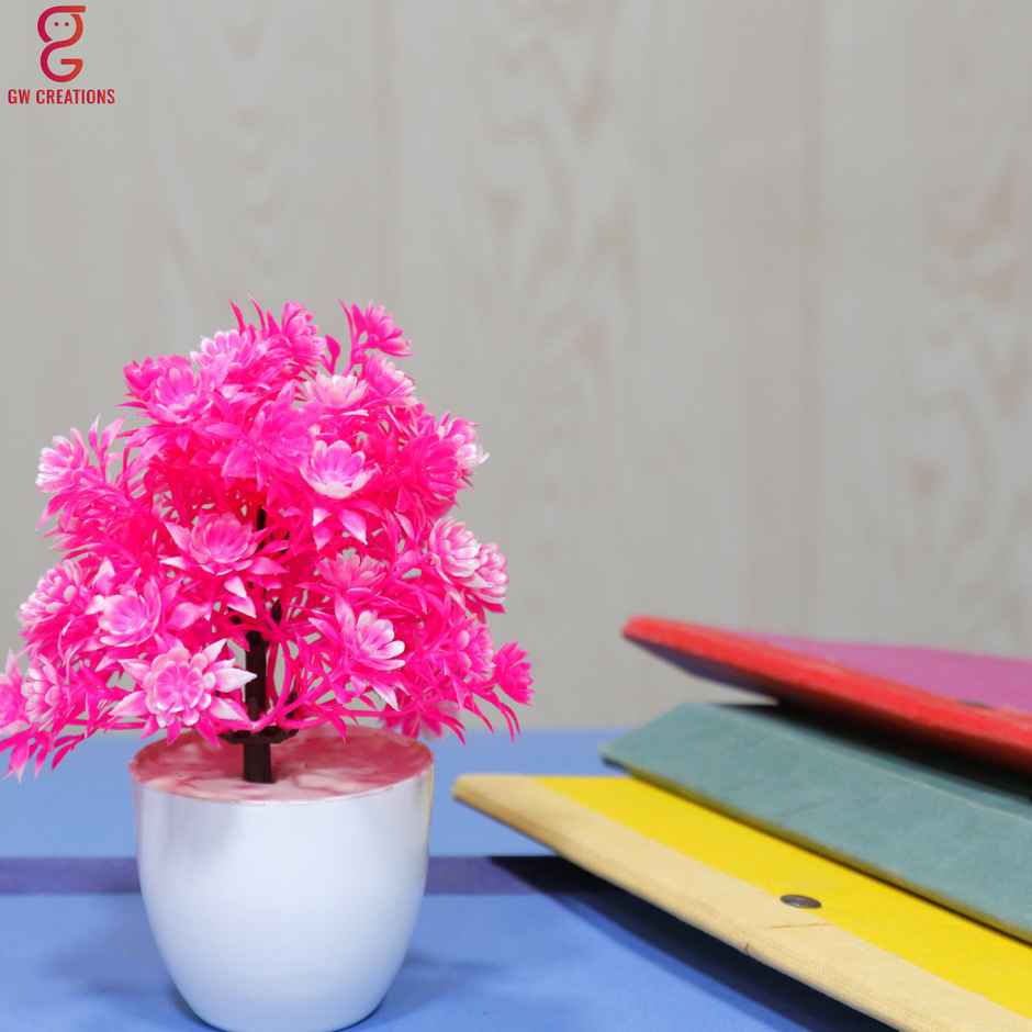 Gw Creations Small Plant Pink Flower P01 Flower