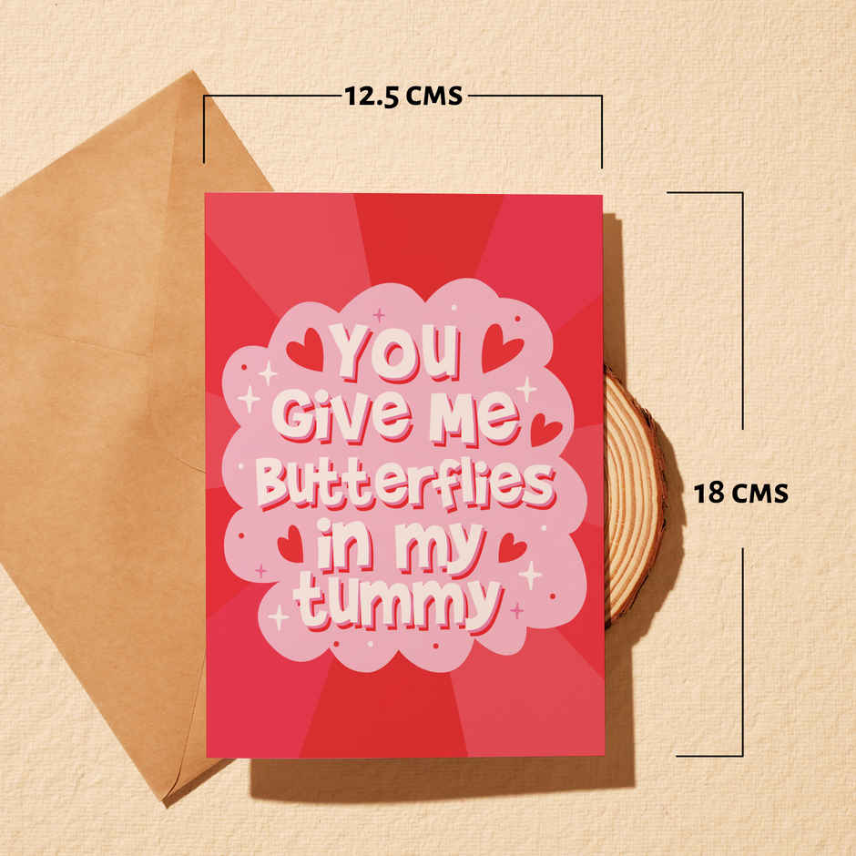 Surprise Butterfly Pop-Up Love Greeting Card | Oye Happy