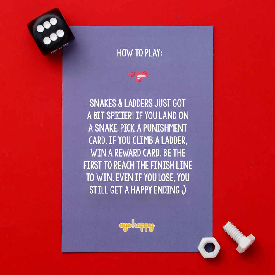 Bitten & Smitten Naughty Snakes & Ladders | Adult Games & Accessories | Party Needs | Propcon