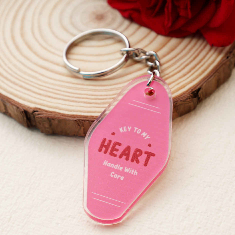 Key to My Heart Keyring | Small Gift for Loved Ones | Oye Happy