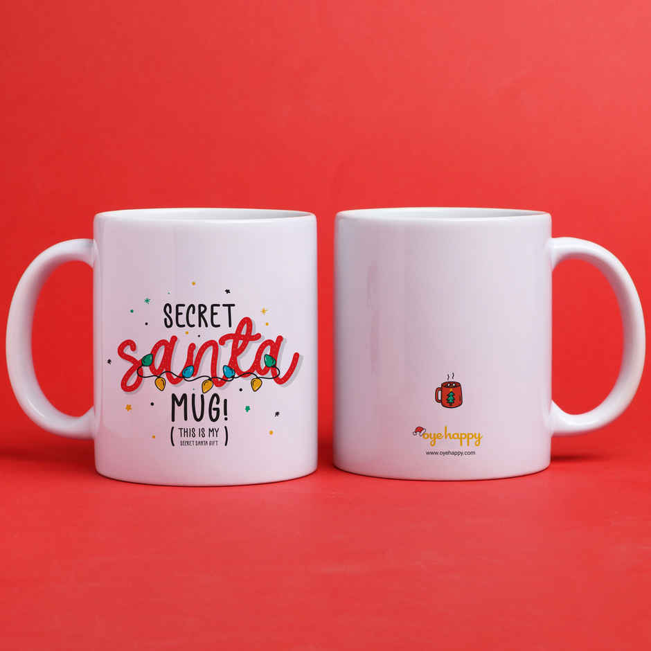 Secret Santa Mug - Funny Secret Santa Gift for Friends and Colleagues