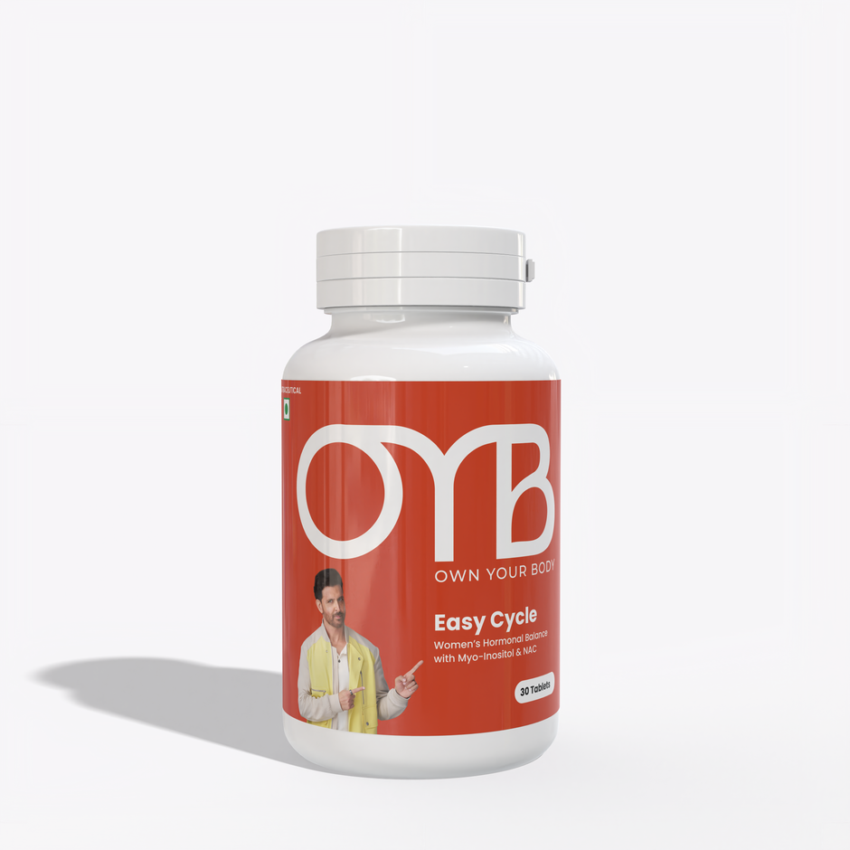 OYB PCOS Supplement for Women with Myo-Inositol & NAC for Hormonal Balance