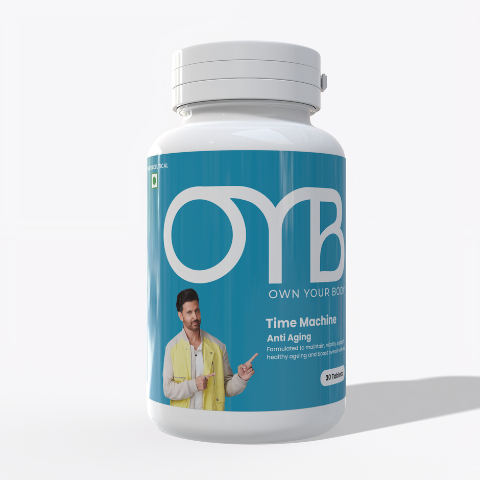 OYB Anti-Ageing Formula with CoQ10, Curcumin & Resveratrol