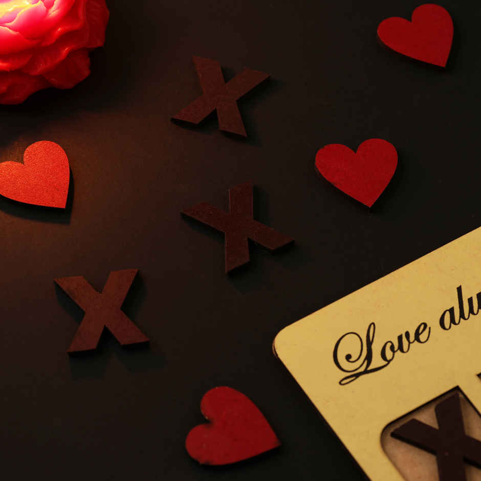 Tic-Tac-Toe Wooden | Happy Mail