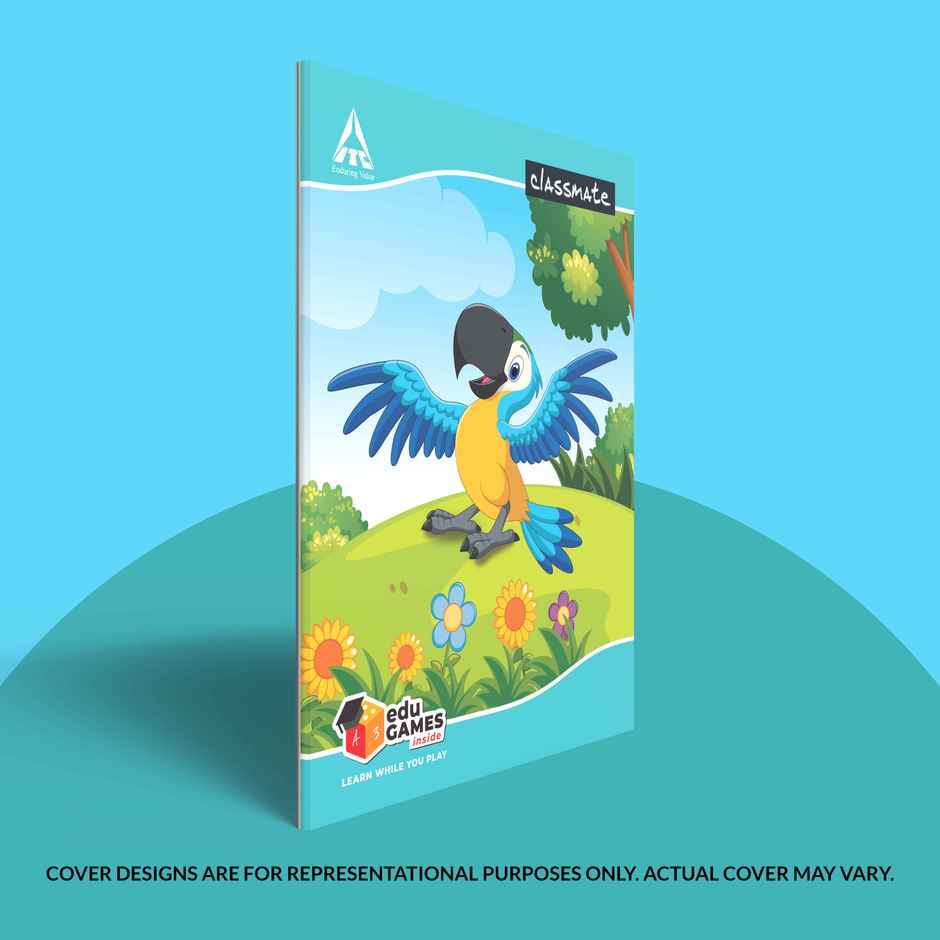 Classmate|Notebook|Soft Cover| | Square - 1 cm| B5| 240 x 180|172 pages