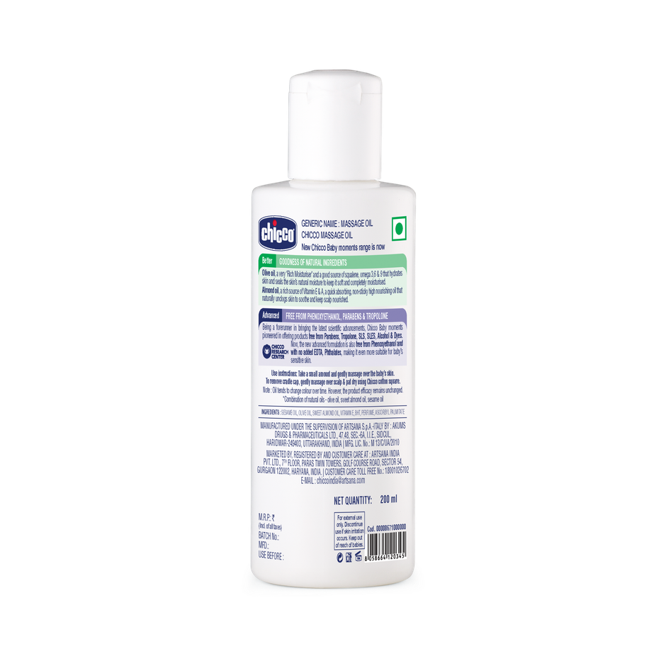 Chicco Baby Moments Massage Oil