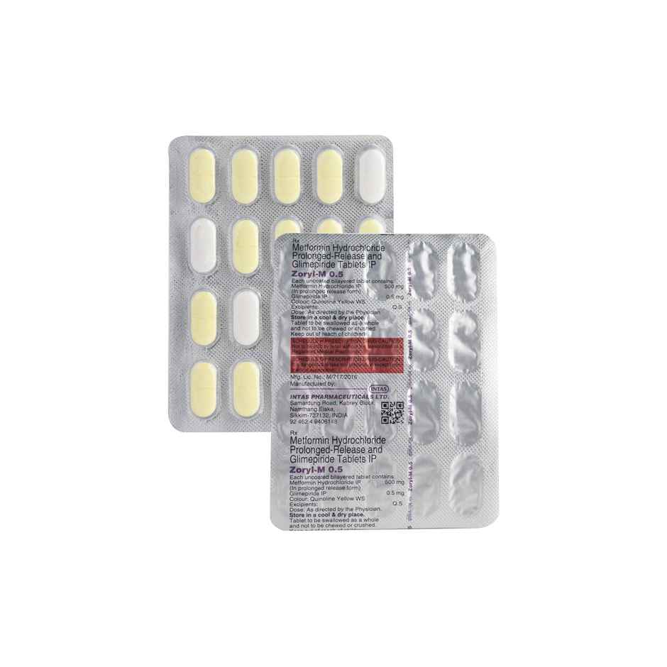 Zoryl-M 0.5 Tablet PR