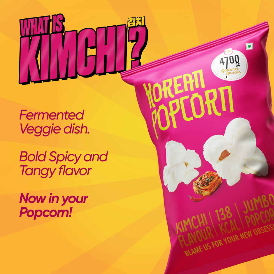 4700BC Korean Popcorn | Kimchi | Jumbo Size | Zero Palm-Oil