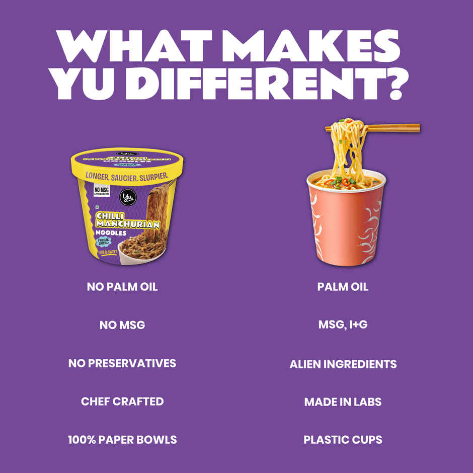 Yu Chilli Manchurian Instant Cup Noodles