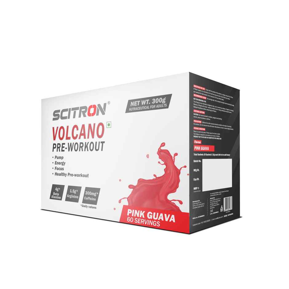 Scitron Volcano Pre Workout - Pink Guava