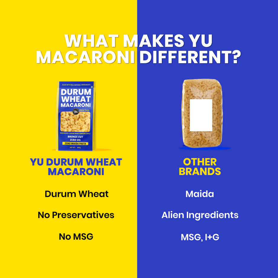 Yu Zero Maida Macaroni Pasta Durum Wheat