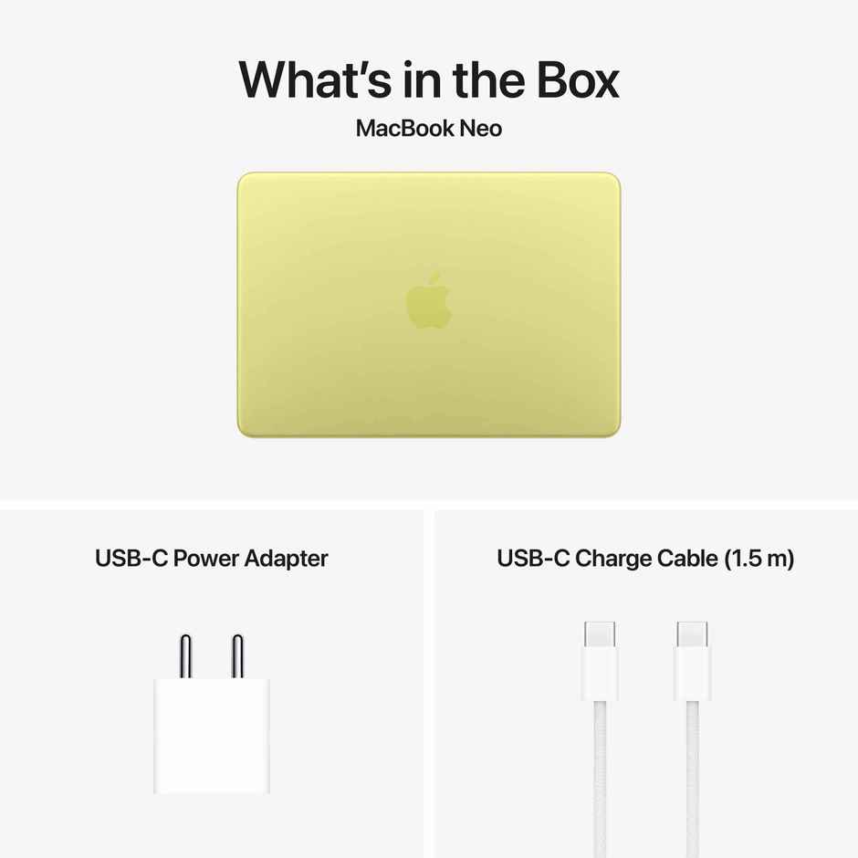Apple MacBook Neo 13-inch, 256GB SSD | Citrus