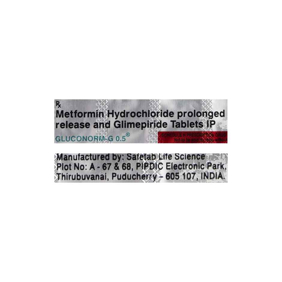 Gluconorm-G 0.5 Tablet PR