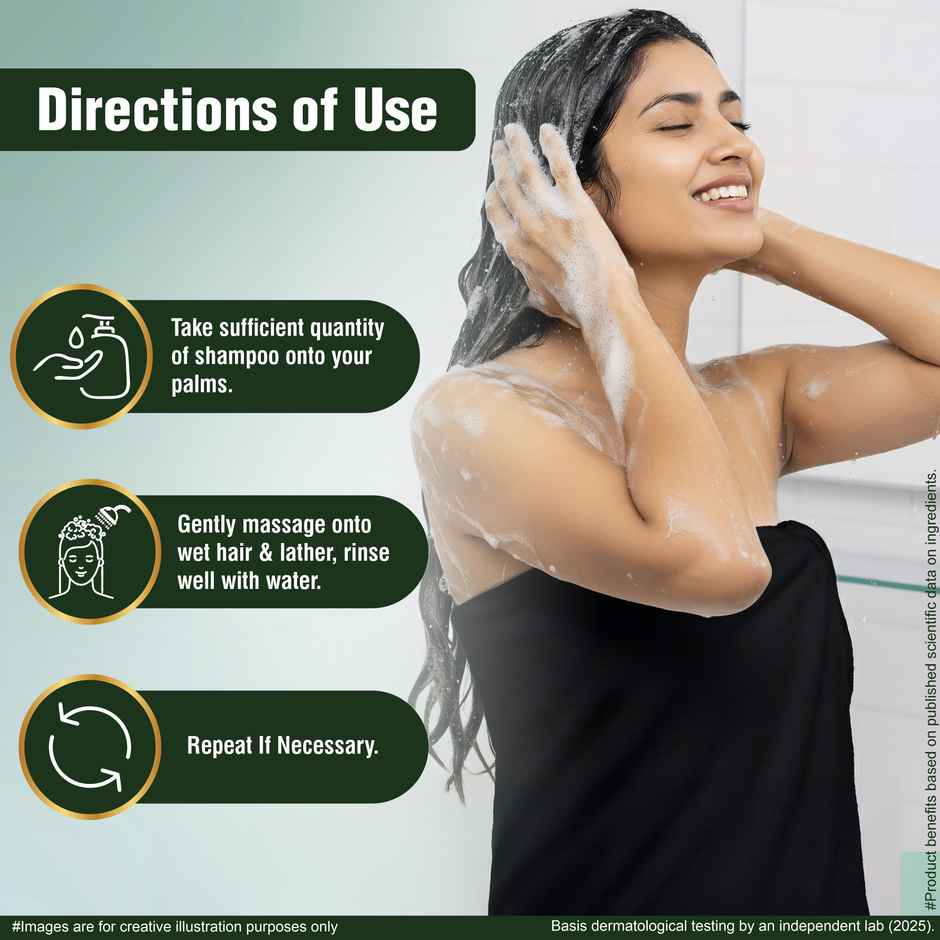 Multani Naturals Amla & Reetha Hair Shampoo | Thicker & Stronger Hair | SLS & Paraben Free