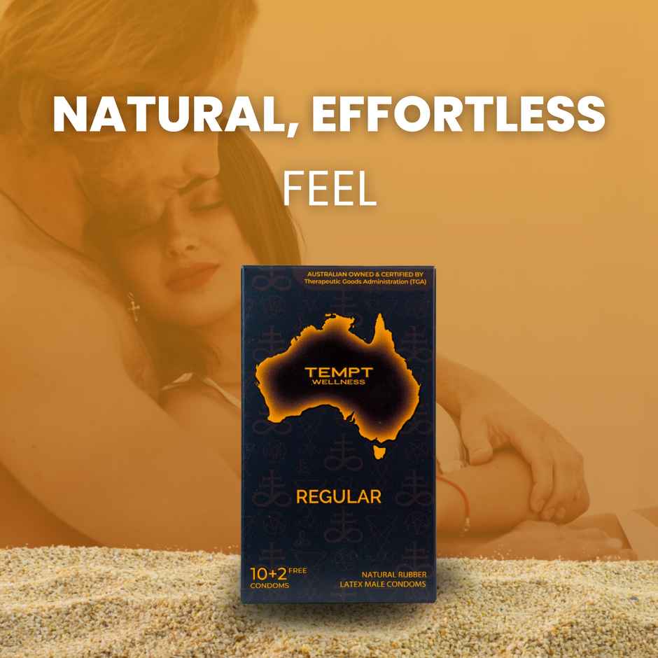 Tempt Regular Condoms | Premium Natural Latex | Australian-Owned