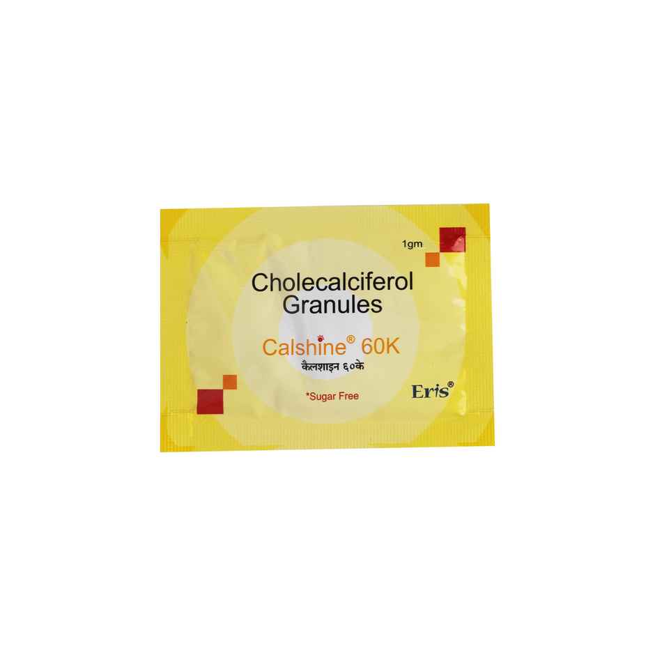 Calshine 60K Vitamin D3 Sugar Free Granules
