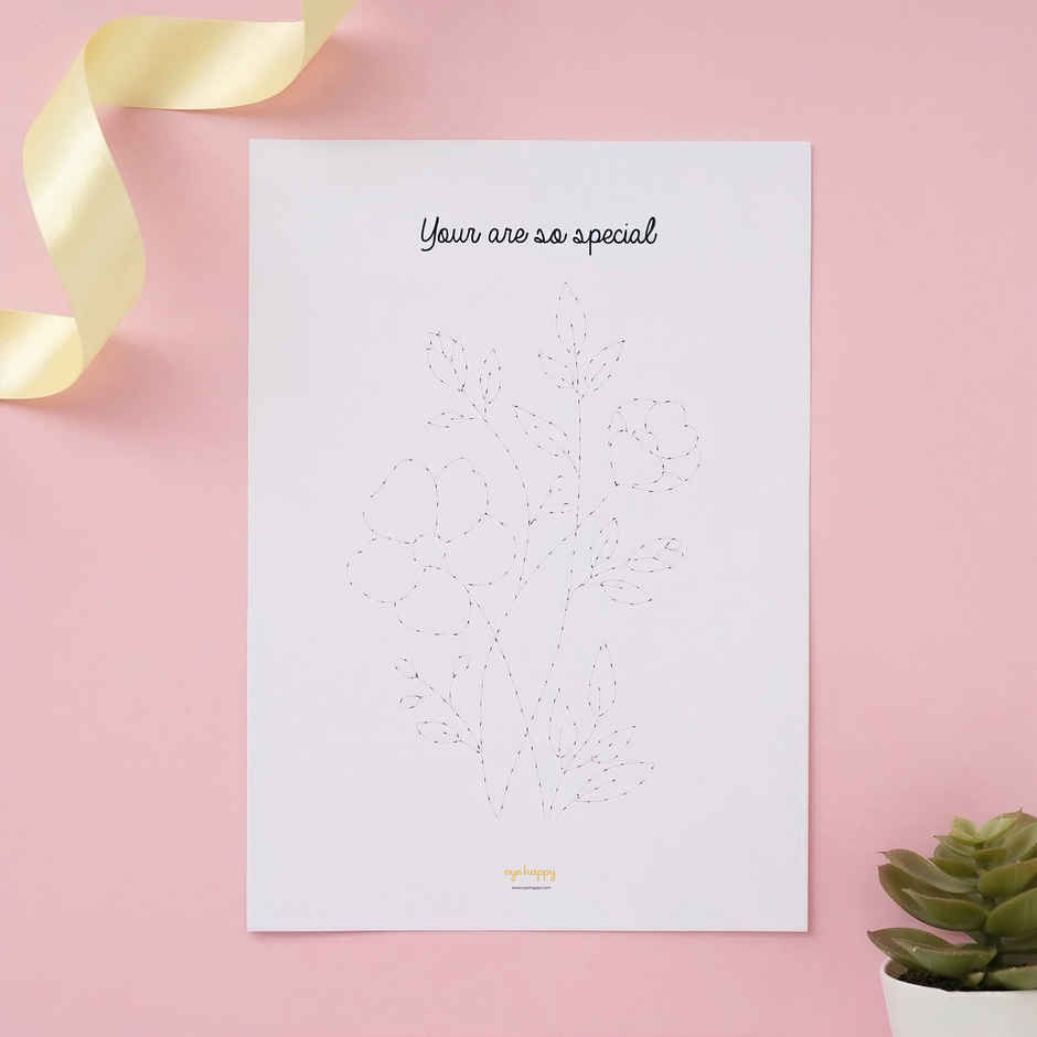 DIY Embroidery Greeting Card Kit | Craft Gift | Happy Mail