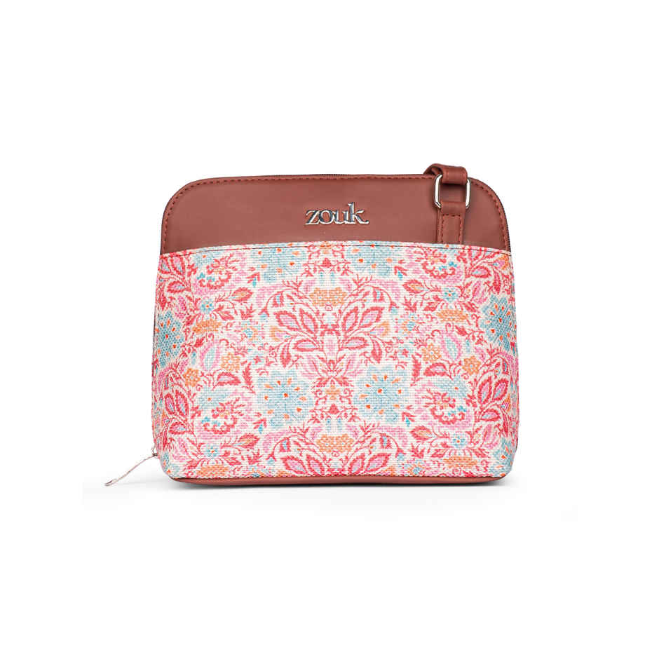 Zouk Mangalore Blossoms OOO Sling Bag - Multicolour