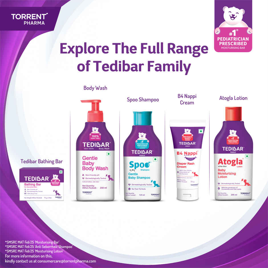 Tedibar Bathing Bar For Babies Sensitive Skin Pack