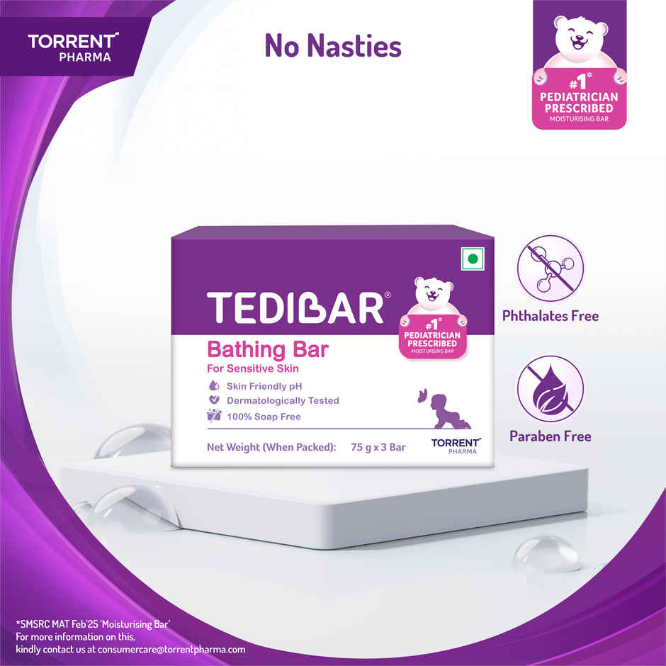 Tedibar Bathing Bar For Babies Sensitive Skin Pack