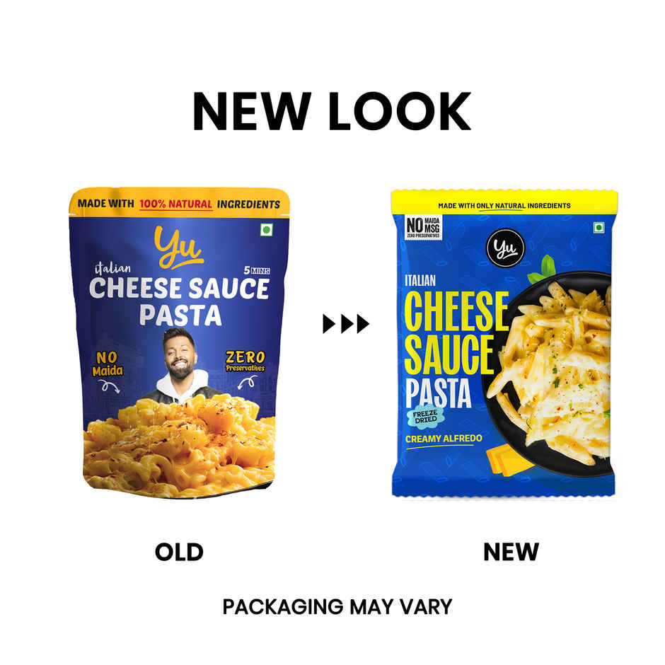 Yu Cheese Sauce Instant Cup Wheat Pasta - Combo Pack