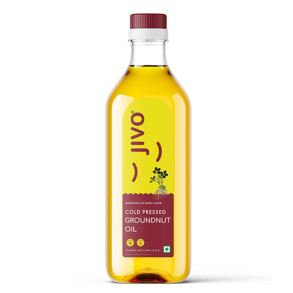 Jivo Groundnut (Peanut) Cold Pressed Oil | Healthy Cooking Oil